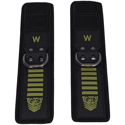 Fort Troff - Tactical Wrist Cuffs - Black/Green Restraints Doc Johnson