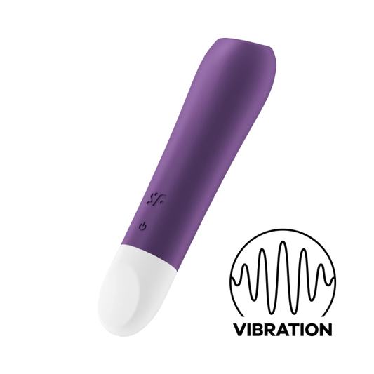 Satisfyer Ultra Power Bullet 2 Powerful Vibrator - Violet  - Club X