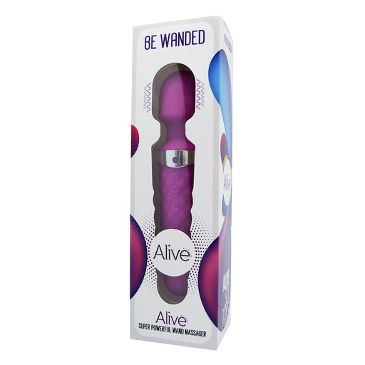 Alive be Wanded Powerful Wand Massager Lilac shots