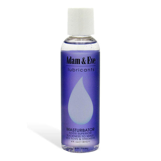 Adam & Eve MASTURBATOR LUBE - 118 ml - Water Based Lubricant - 118 ml (4 oz) Bottle Adam & Eve