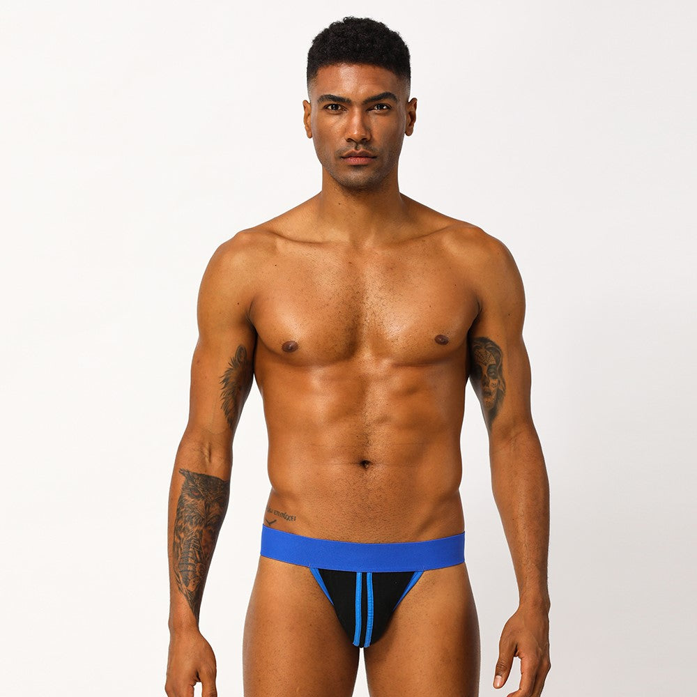 Club Jox Jockstrap Racing Stripes Blue - Club X