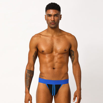 Club Jox Jockstrap Racing Stripes Blue - Club X