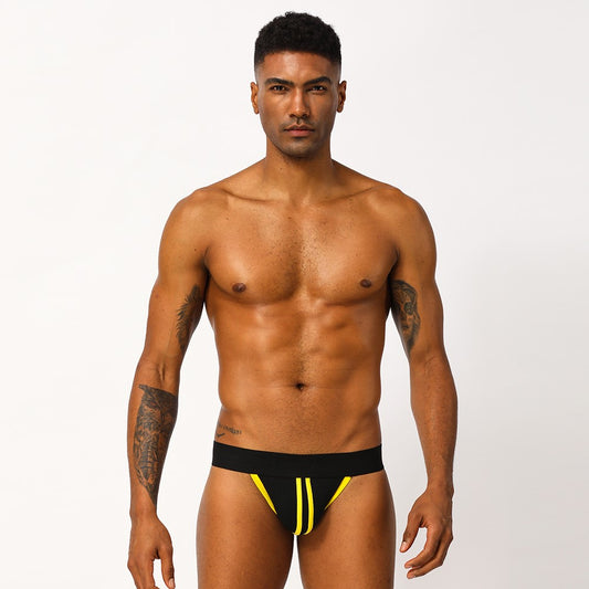 Club Jox Jockstrap Racing Stripes Black / Large - Club X