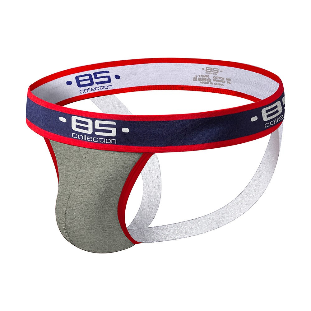 Club Jox 85 Collection Solid Pouch Jockstrap Grey - Club X