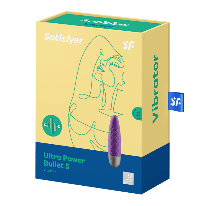 Satisfyer Ultra Power Bullet 5 Powerful Vibrator - Violet  - Club X