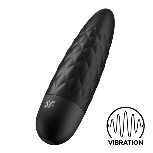 Satisfyer Ultra Power Bullet 5 Powerful Vibrator - Black  - Club X
