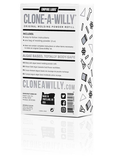 Clone A Willy Kit Molding Powder Refill 3oz Box Clone A Willy