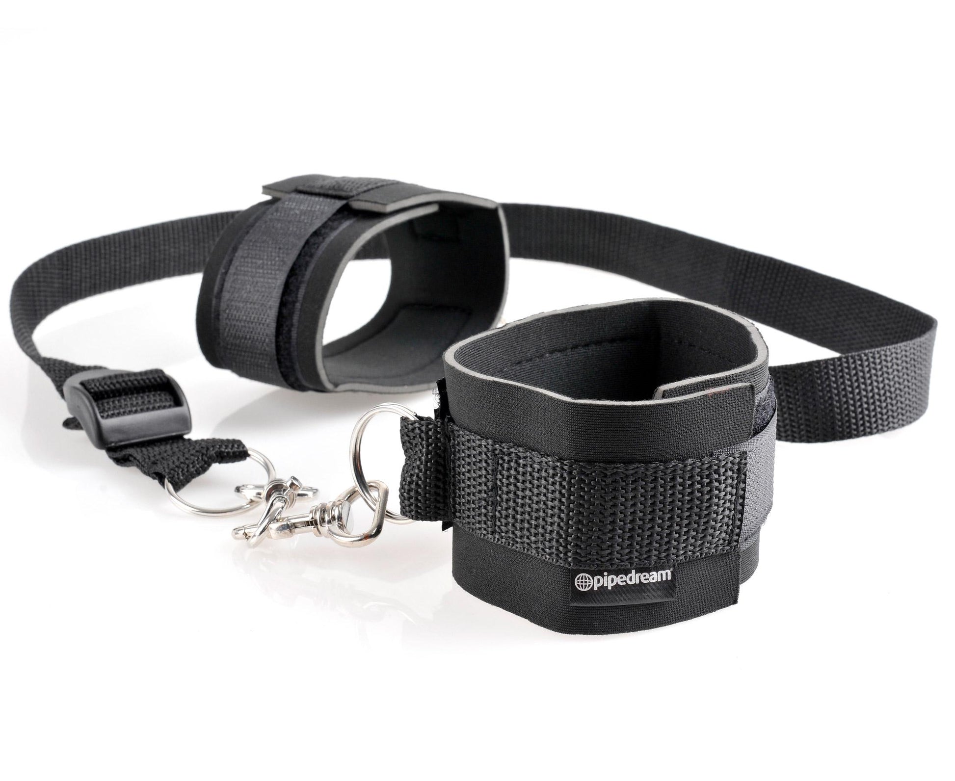 Cuff & Tether Set (Black) Pipedreams