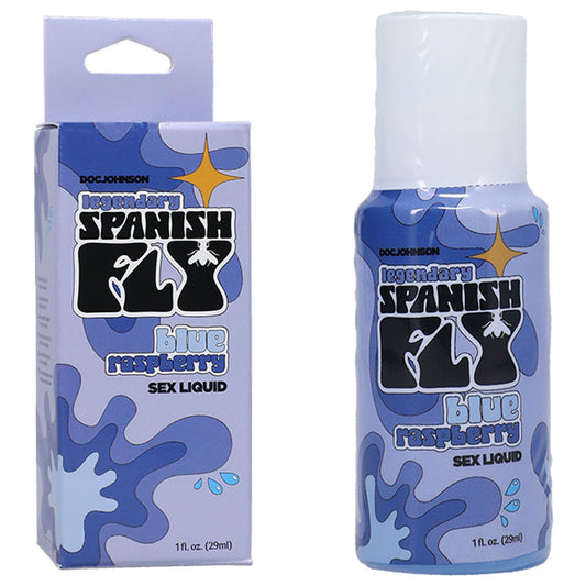 Spanish Fly Sex Liquid - Blue Raspberry - Aphrodisiac Enhancer - 29 ml Bottle Default Title - Club X