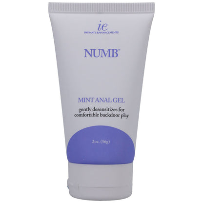 Numb Anal Gel - Mint - Mint Flavoured Numbing Anal Gel - 59 ml Tube Doc Johnson