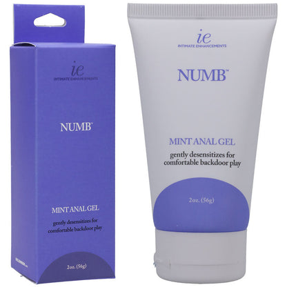 Numb Anal Gel - Mint - Mint Flavoured Numbing Anal Gel - 59 ml Tube Doc Johnson