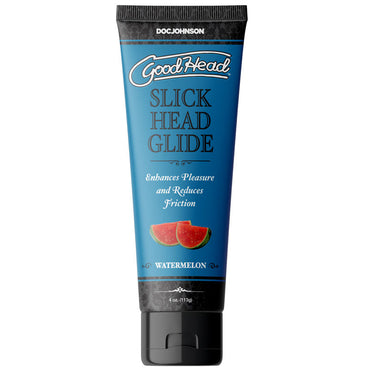 GoodHead Slick Head Glide - Watermelon - Watermelon Flavoured Lubricant - 120 ml Tube Doc Johnson