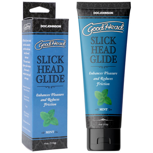 GoodHead Slick Head Glide - Mint - Mint Flavoured Lubricant - 120 ml Tube Doc Johnson