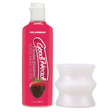 GoodHead Honeymoon Head - Kit - Chocolate Strawberry GoodHead Glide with Helping Head Stroker Doc Johnson