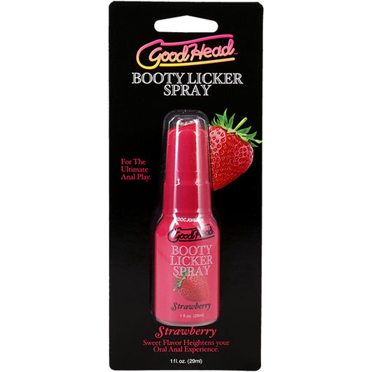 GoodHead Booty Licker Spray - Strawberry - Strawberry Flavoured Spray - 29 ml Bottle Default Title - Club X