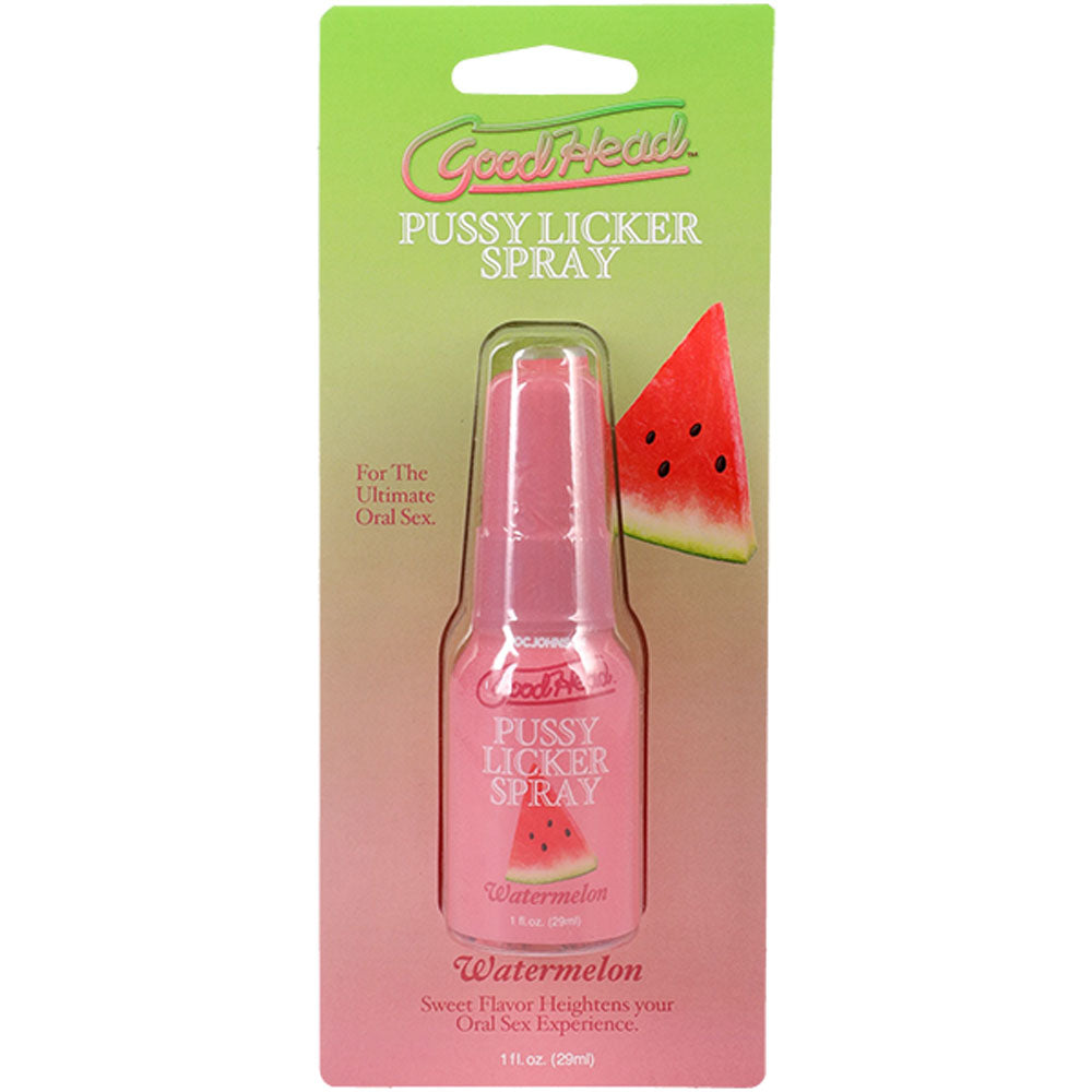 GoodHead Pussy Licker Spray - Watermelon - Watermelon Flavoured Spray - 29 ml Bottle Doc Johnson