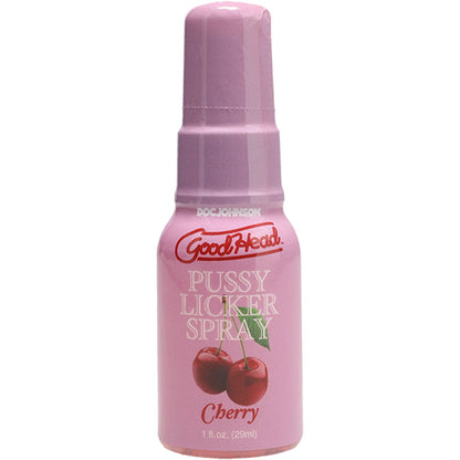 GoodHead Pussy Licker Spray - Cherry - Cherry Flavoured Spray - 29 ml Bottle Doc Johnson