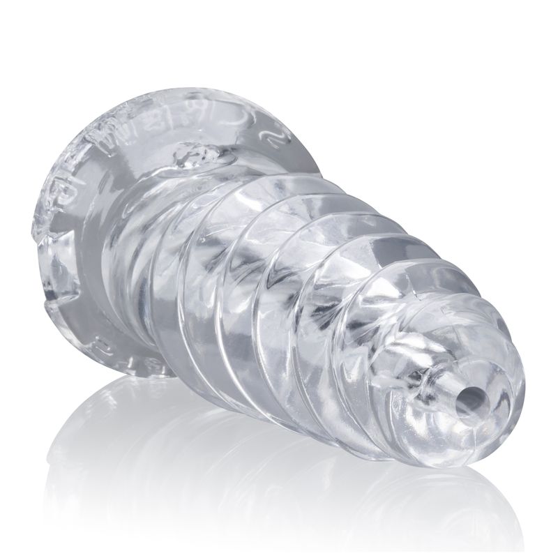 ScrewD Super Squish Corkscrew Jackoff Toy Clear OxBalls