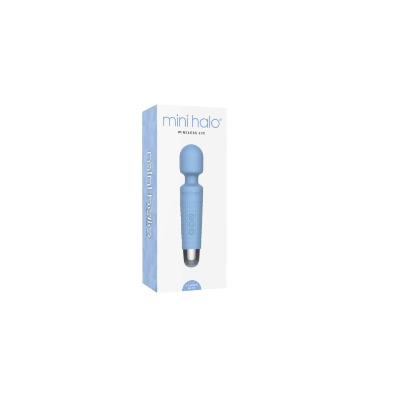Shibari Mini Wand Halo 20X Powder Blue Shibari