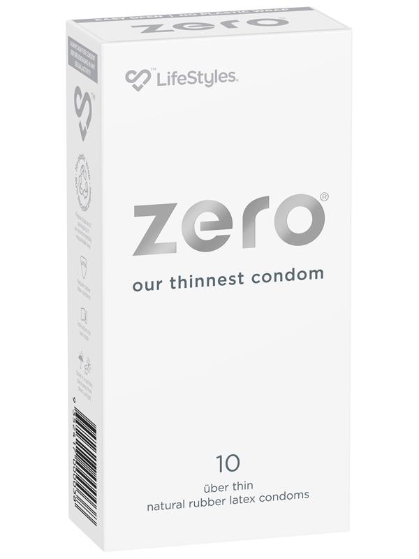 Lifestyles Healthcare Zero Uber Thin 10s Condoms LifeStyles