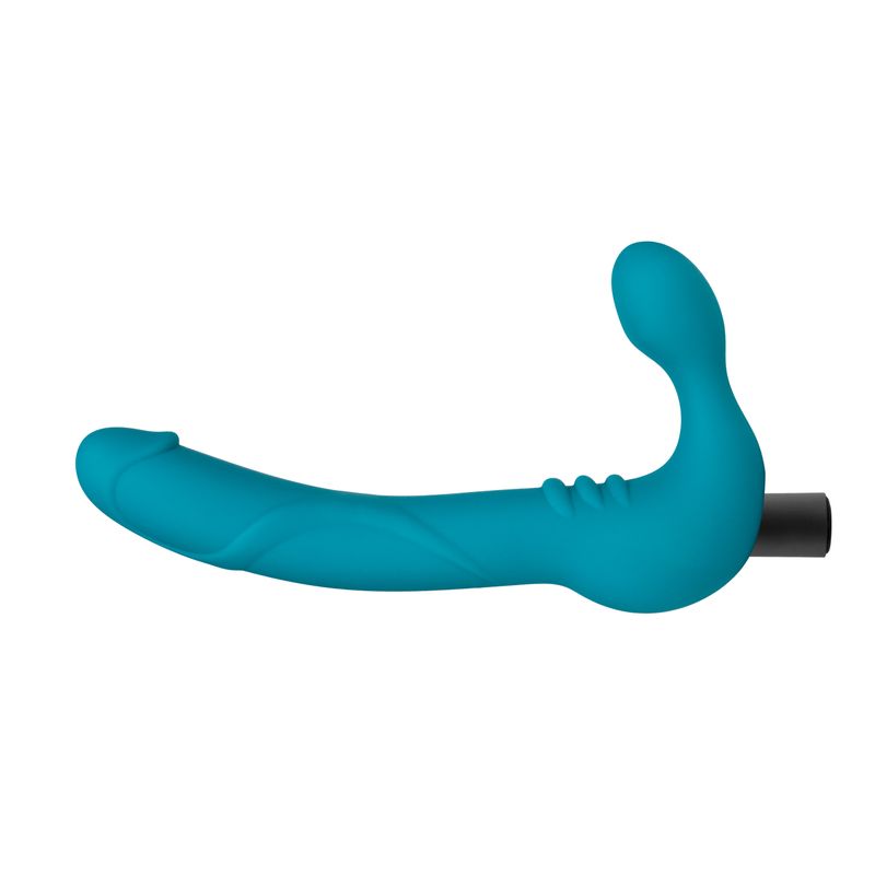 Temptasia Luna Strapless Silicone Dildo Teal Temptasia