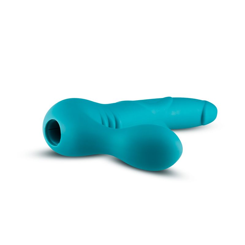 Temptasia Luna Strapless Silicone Dildo Teal Temptasia