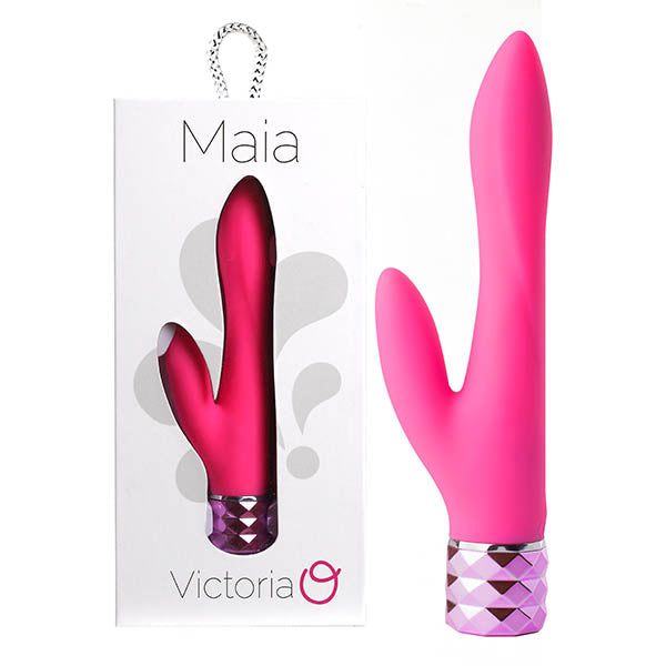 Maia Victoria - Pink 15.2 cm USB Rechargeable Rabbit Vibrator Maia Toys