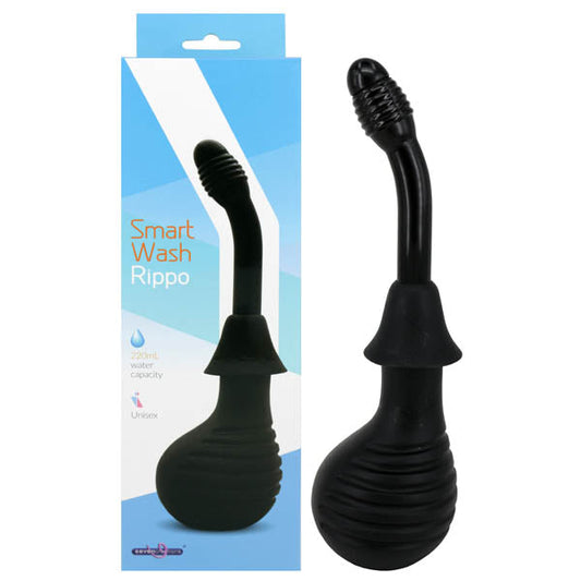 Smart Wash - Rippo - Black Unisex Douche - 220 ml Capacity Black - Club X