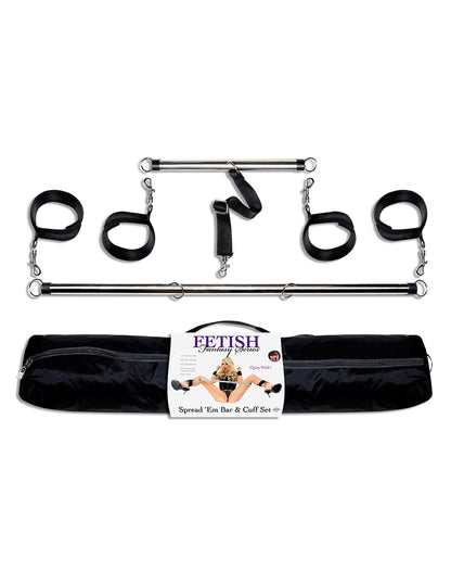 Fetish Fantasy Series Spread 'em Bar & Cuff Set Pipedreams