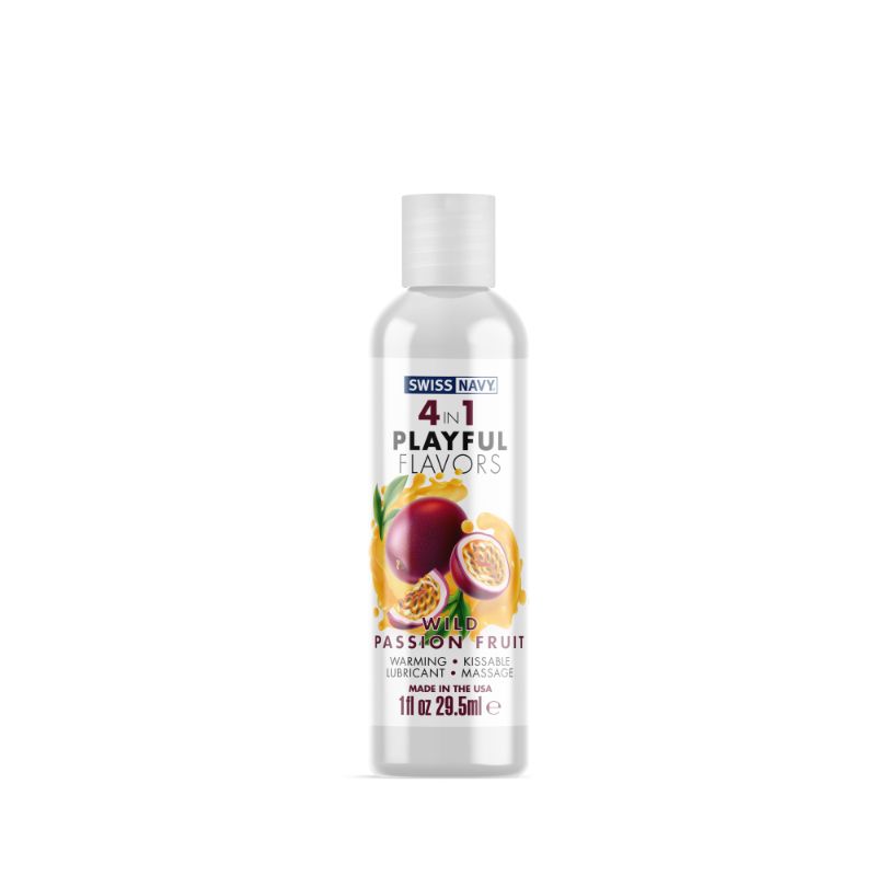 Playful Flavours 4 In 1 Wild Passion Fruit 1oz/29.5ml Swiss Navy