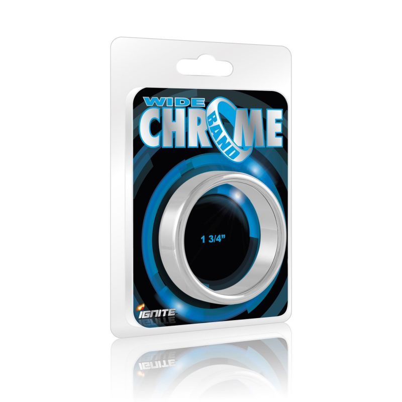 Wide Band Chrome Cock Ring 44mm Si Novelties
