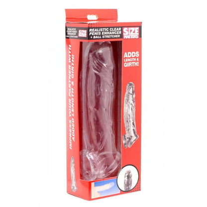 Realistic Clear Penis Enhancer and Ball Stretcher Size Matters