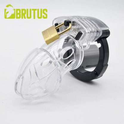 Brutus Alpha Chastity Cage Clear Brutus