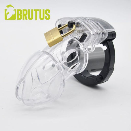 Brutus Alpha Chastity Cage Clear Brutus