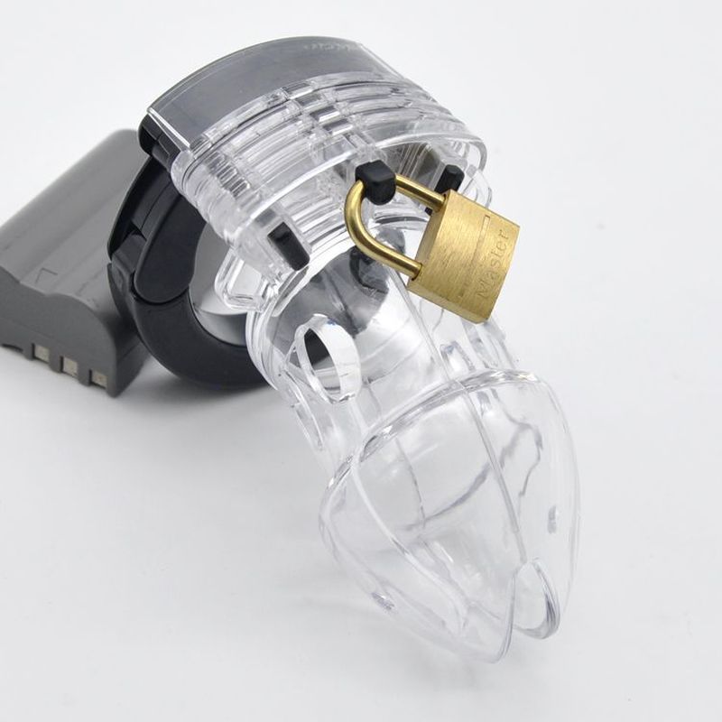 Brutus Alpha Chastity Cage Clear Brutus