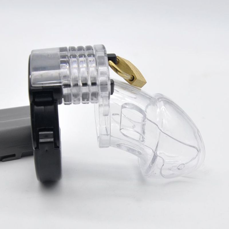 Brutus Alpha Chastity Cage Clear Brutus