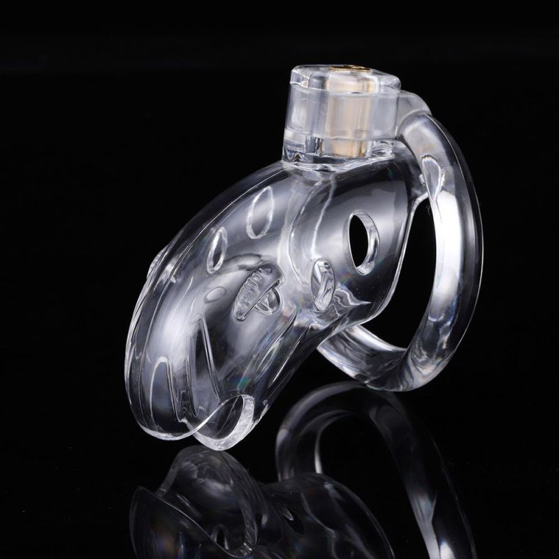 Brutus Shark Chastity Cage Clear Brutus