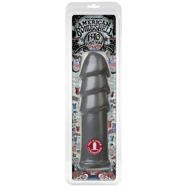 B-10 Warhead 10in Anal Dildo Gun Metal American Bombshell