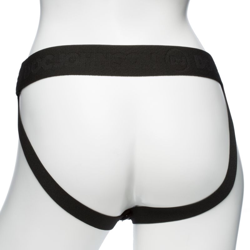 Be Daring 7in Bulbed Dong 2 Pc Hollow Silicone Strap-On Set Body Extension