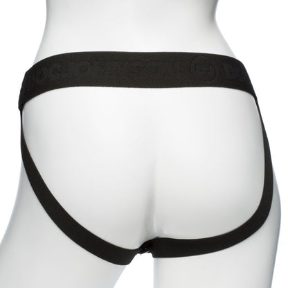 Be Daring 7in Bulbed Dong 2 Pc Hollow Silicone Strap-On Set Body Extension