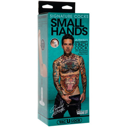 Small Hands Cock w Removable Vac-U-Lock Suction Cup Vanilla Signature Cocks