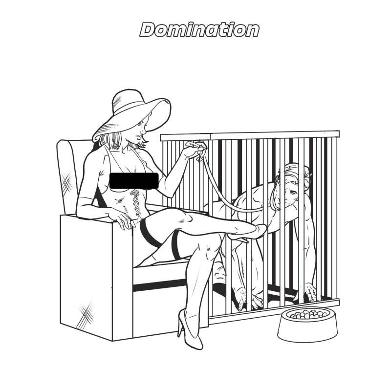 Fetishes Are Fun Colouring Book Wood Rocket
