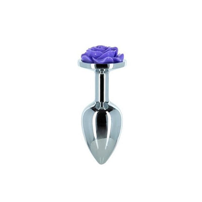 Purple Rose 3in Metal Butt Plug LUX Active