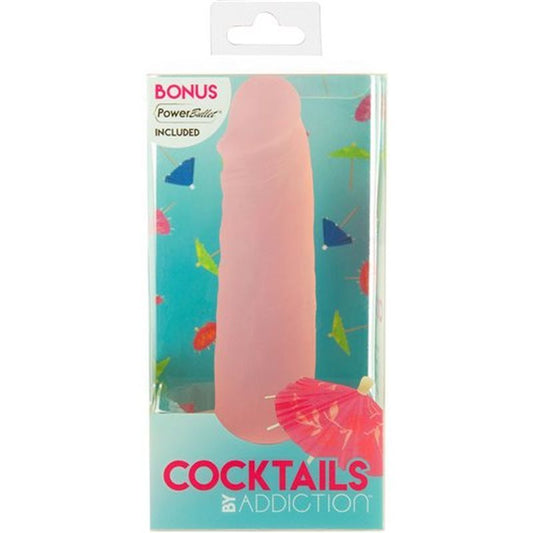 Cocktails Silicone Dildo Peach Bellini 5.5in Addiction