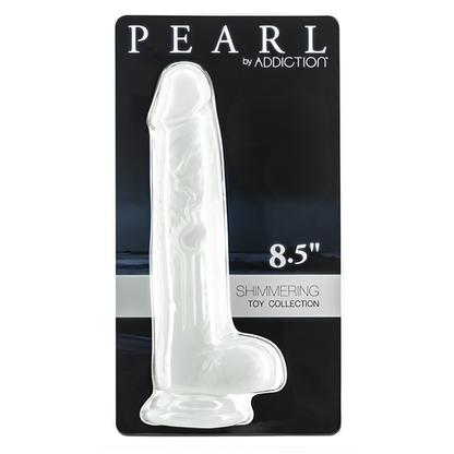 Pearl Dildo 8.5in Pearl White Addiction