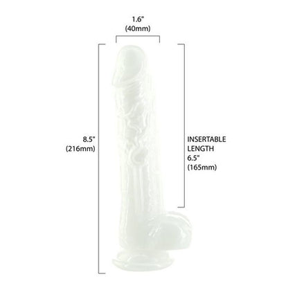 Pearl Dildo 8.5in Pearl White Addiction