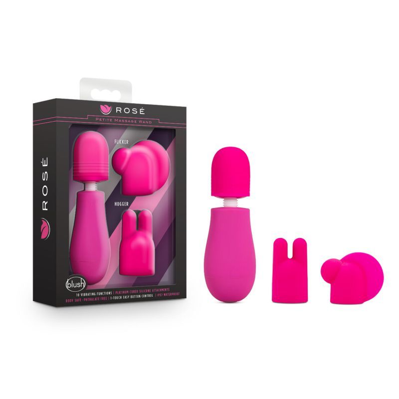 Rose Petite Massage Wand Pink Rose