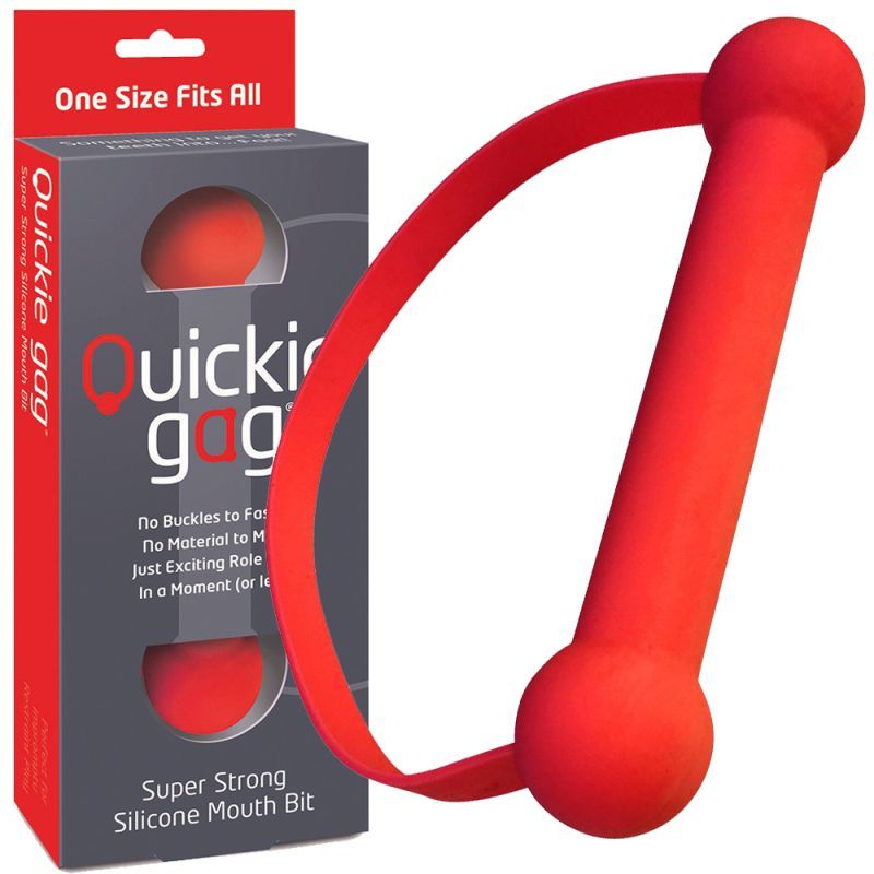 Quickie Gag Mouth Bit Red Creative Conceptions