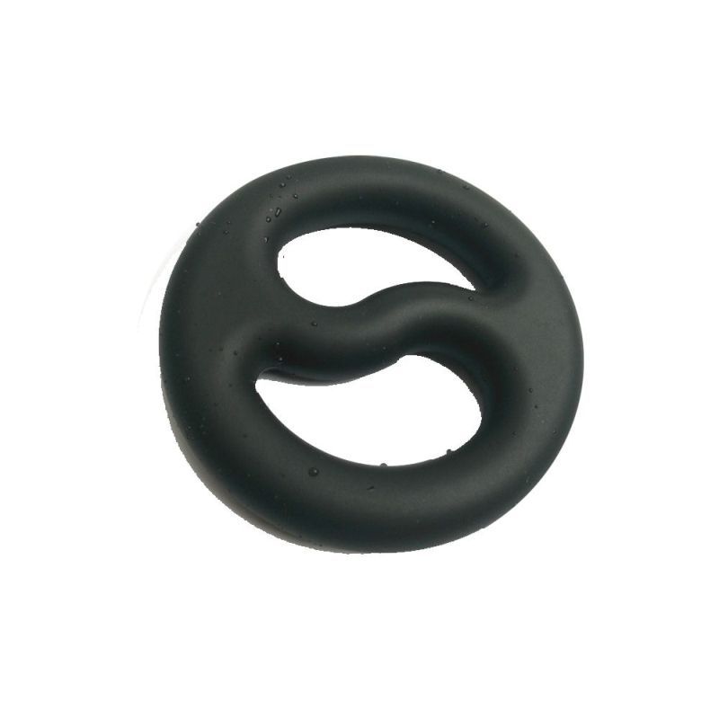 Brutus Yin Yang Silicone Cock and Ball Duo Ring Brutus