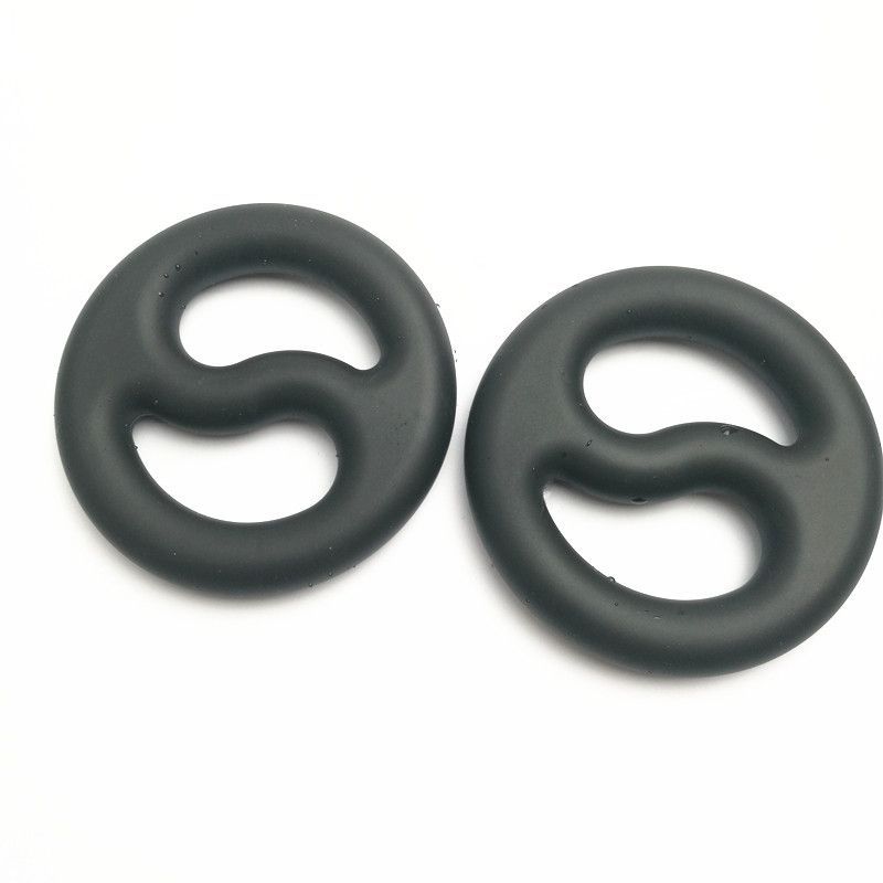 Brutus Yin Yang Silicone Cock and Ball Duo Ring Brutus